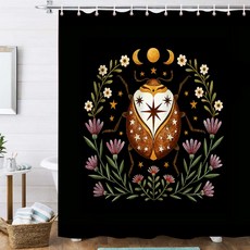 北歐簡約浴室浴簾 L99 款式4 150 x 180 cm, 1個