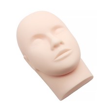 嫁接睫毛半永久練習用假人頭, 1個, 單一顏色