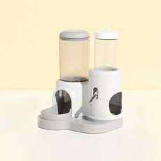 랜보어 햄스터 컬러 은신처 반자동 급수식기 135 x 122 x 165 mm, 그레이, 1개