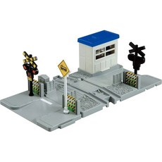 TAKARA TOMY PLARAIL 鐵道王國 J-18 小城鎮平交道 TP30975, 混和顏色, 1個