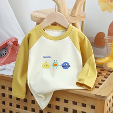 woojooi 女童款日常拉格蘭T恤