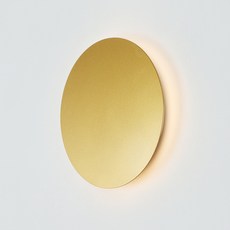 멜리빙 DS 코르 원형 벽등 플리커프리 LED8W 250mm, 골드