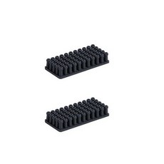 Ochearth 方形壓紋寬版電線固定器 深灰色, 2個