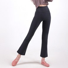 運動休閒 女款無痕靴型褲 瑜珈褲 AW9004 GY