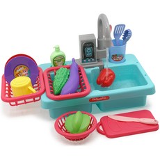 Oz Toy First Kitchen 自動供水水槽廚房遊戲, 藍色