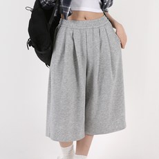 Dearlola 女款長/短版三褶寬版百慕達短褲