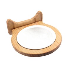 반려동물 공간 절약 식탁 냥이, 원목, 1개