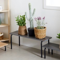 View 600大型花盆置物架, 灰色的, 第一階段