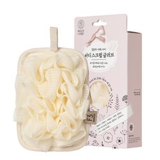 F3 systems 沐浴與淋浴兩用身體去角質手套, 1個, 1入, 米黃色