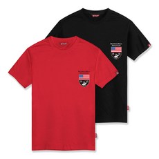 비버리힐스폴로클럽 비버리 스몰 로고 통기성 라운드 반팔 티셔츠 2종 세트 CPS9T31