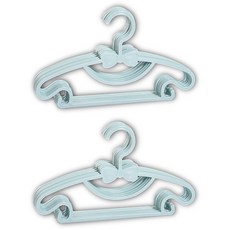itgom 兒童用蝴蝶結衣架, 藍色, 20個