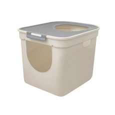 고양이 초대형 사막화 방지 화장실, 화이트, 1개