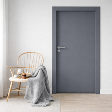 시트몰이 현관문 시트지, 블루 그레이