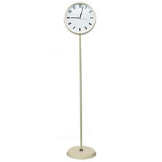 免釘黏貼式靜音立鐘, 象牙白