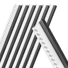 Zipyo L型門縫密封條 白色, 7條