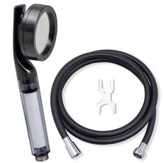 제일바스 미세홀 정수필터 + PVC 줄 블랙 2m 세트, 1개