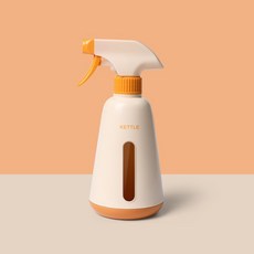 Mivil 多功能噴霧器 植物 漂白水 美容院 細緻噴霧 橘色 400ml, 1個