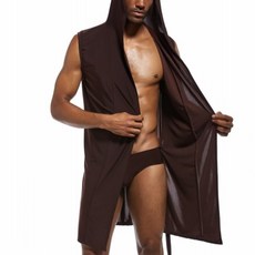 A-Hope男款浴袍 XXXL, 棕色的, 1個