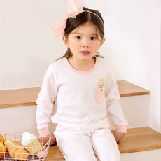 unifriend 兒童猴子棉質九分家居服上下套裝