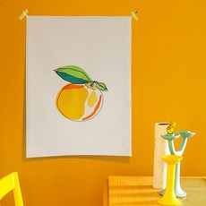 디어트리 패브릭 포스터, 34 오렌지