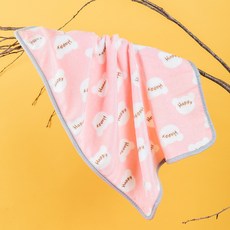 BUTU PET 寵物保暖超細纖維毯, 快樂粉紅