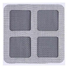 地漏過濾網 排水孔過濾網貼 毛髮過濾網片 濾水網 防落 地漏貼 拋棄式濾網 排水孔蓋 灰色, 長10 x 寬10cm