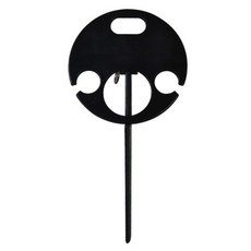 攜帶式木製酒架, 黑色的, 1個