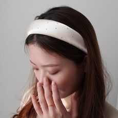 Vavisoo Joy Tongtong 緞面寬版豐盈髮帶