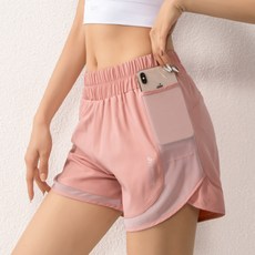 Soleil 女款口袋機能性運動短褲