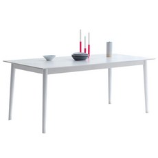 베스트리빙스칸디 세라믹 식탁 테이블 1805 방문설치, 화이트 + 화이트