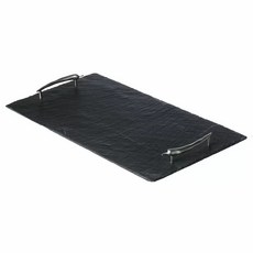 Attic&Base Just Slate Chili 附柄託盤, 混合色, 1個