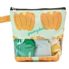 semoms 防水透明TPU毛巾收納袋, 黃色南瓜