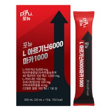 pOnu L-精胺酸6000瑪卡1000 15入, 1盒, 300ml