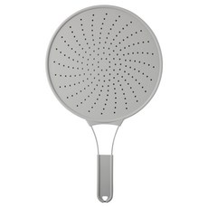 EasySili 防油濺矽膠平底鍋蓋 淺灰色, 1個, 30cm