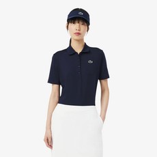 라코스테 여성용 골프 반팔 퍼포먼스 폴로 티셔츠 PF0081-56G