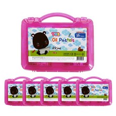 artmore 玩具 蠟筆 粉色, 6個, 36色