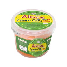 이지피아 아키우네 폼클레이, 주황, 500g, 1개