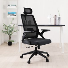 린백 책상 의자 LB221HA, 블랙