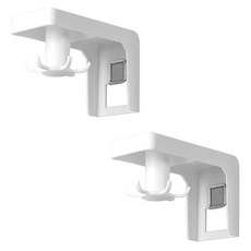 GOODIE FOODIE 壁掛式旋轉廚具收納架, 白色, 2個