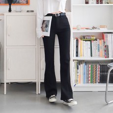 SUBI.JEANS 女性短版長款靴型牛仔褲 SP959-1