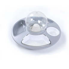 강아지 구름 모양 급수식기 GH75_RD_1372, 1개, 그레이