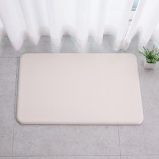 Market Plan 雙面加厚廚房地墊, 牛奶象牙白 + 亞麻, 1個