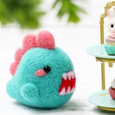 ARTJOY 羊毛氈動物娃娃DIY組, 1組, 藍色怪獸款