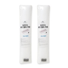 Winprice 抽油煙機濾網罩組合 (含魔鬼氈10片+磁鐵8個) 2組入 46.5公分 x 10公尺, 2組