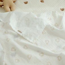 ChezBebe 棉紗毯, 小熊款(象牙白)