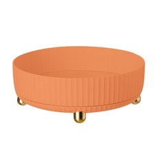 Market Plan 艾拉旋轉託盤收納盒, 橘色, 1個