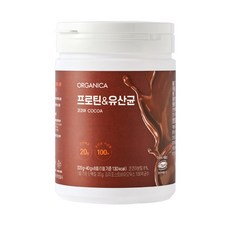 ORGANICA 益生菌乳清蛋白粉 巧克力口味, 320g, 1個