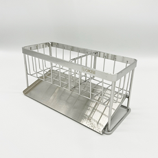 OKEE 304不鏽鋼瀝水菜瓜布架 21.5 x 9 x 10.3 cm