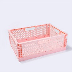 다용도 수납 정리 폴딩 박스, 핑크, 1개 홈인테리어/가구 반품 최저가 4,570원
