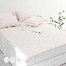 CHOUETTROOM Oh My Duck 泡泡紗鬆緊帶床墊, 粉紅色